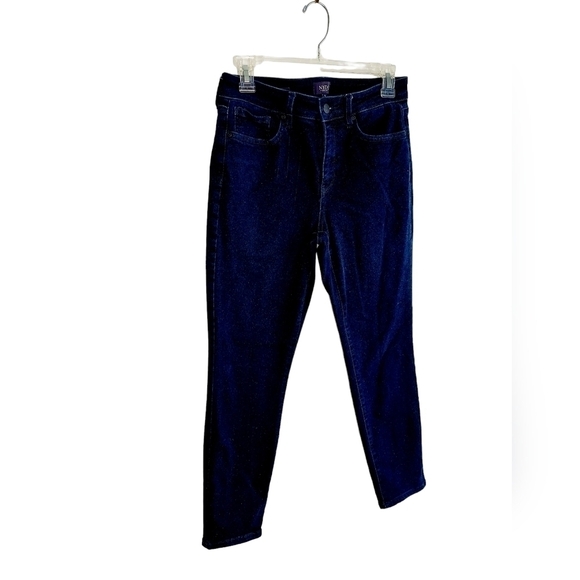 NYDJ High Rise Skinny Jeans Ankle Stretch Dark Wash Size 6 Lift x Tuck Comfort - Picture 2 of 11